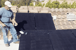 Valley Village Solar Power System Installation solar ins t